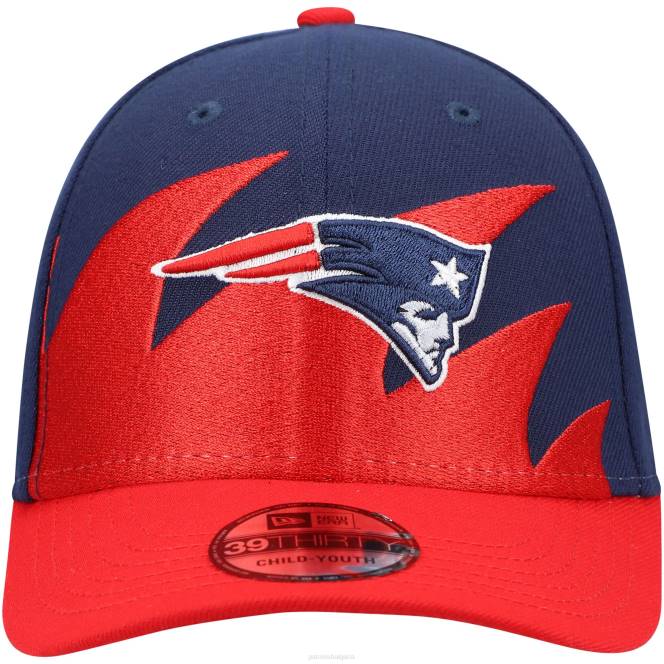 аксесоари Patriots Jersey гъвкава шапка new era sivy/red surge 39thirty деца T8TH2983