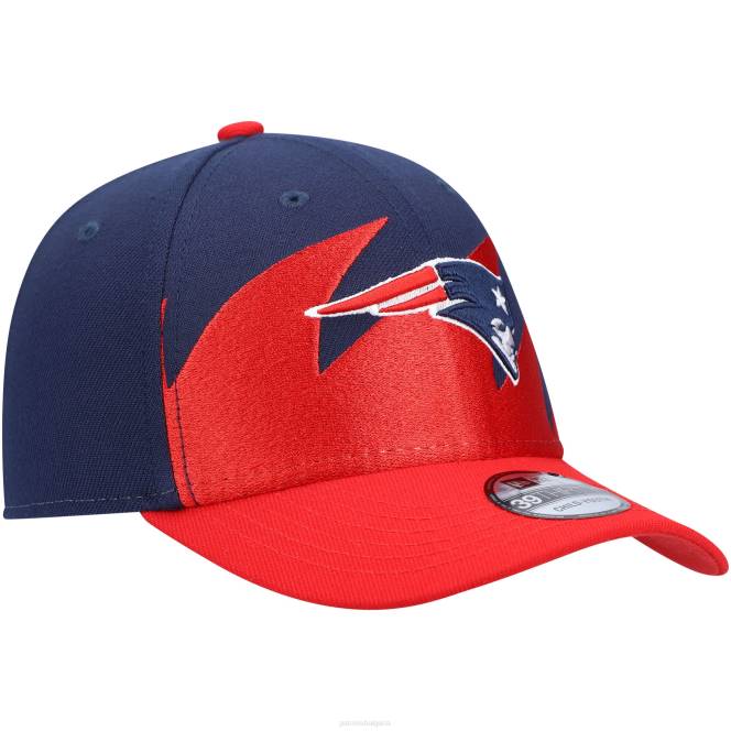 аксесоари Patriots Jersey гъвкава шапка new era sivy/red surge 39thirty деца T8TH2983