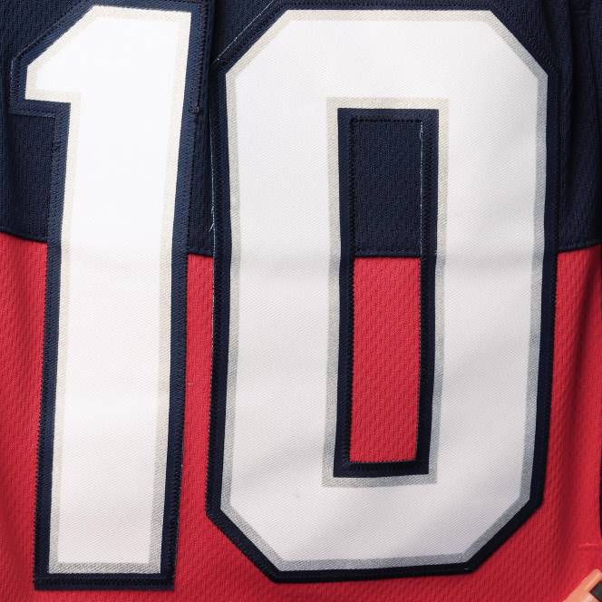 облекло Patriots Jersey mac jones военноморски шорти с име и номер на играча деца T8TH3080