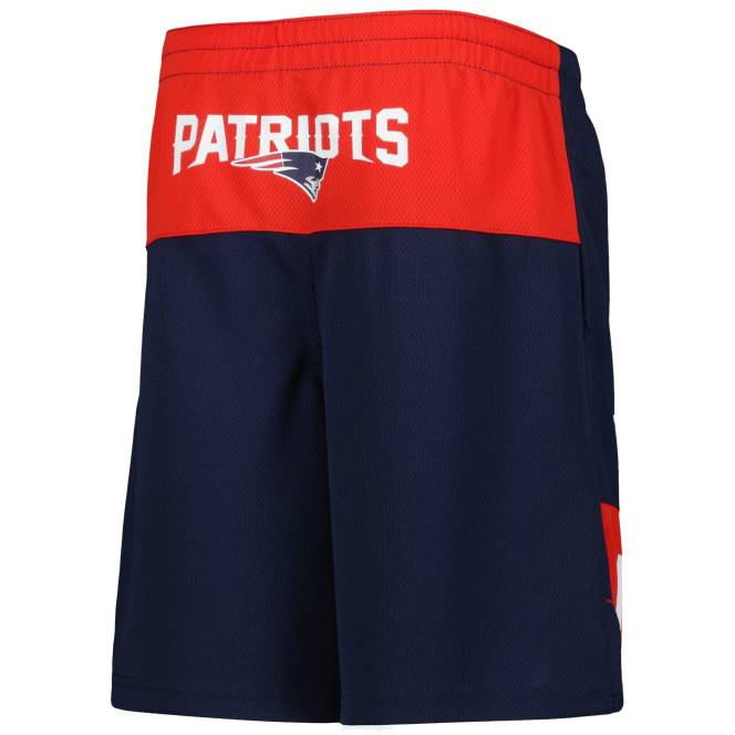 облекло Patriots Jersey Шорти с име и номер на mac jones navy player деца T8TH3079