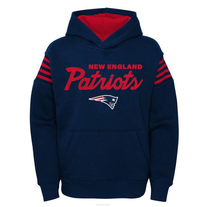 облекло Patriots Jersey флотски пуловер с качулка шампионът е тук деца T8TH3032