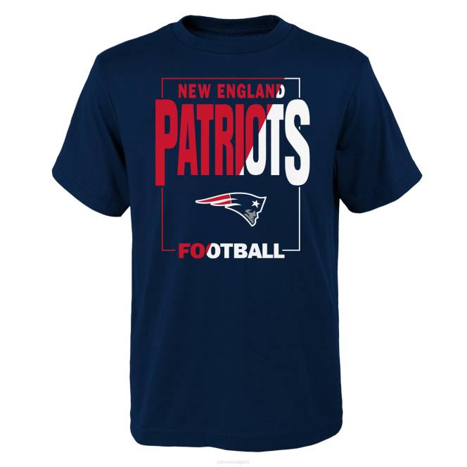 облекло Patriots Jersey тъмносиня тениска за хвърляне на монети деца T8TH3091