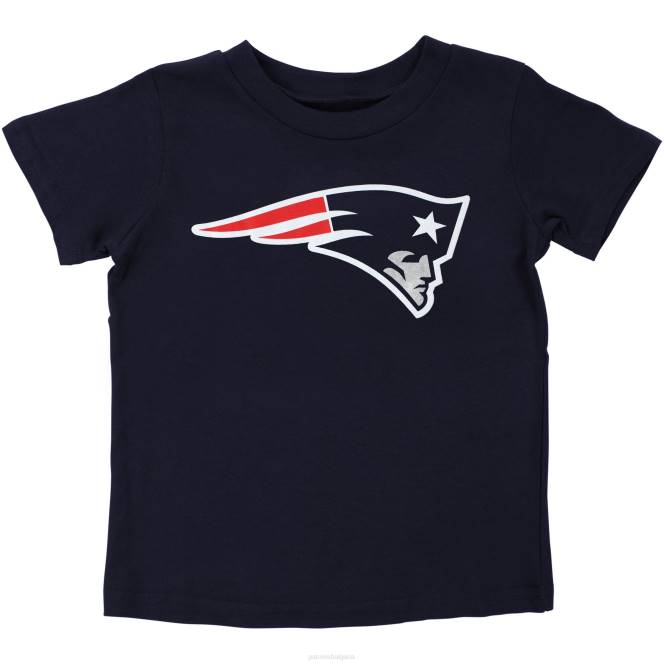 облекло Patriots Jersey тениска с лого на предучилищния екип - тъмносиня деца T8TH3092