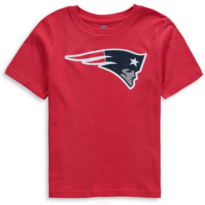 облекло Patriots Jersey предучилищна тениска с лого на червен екип деца T8TH3103