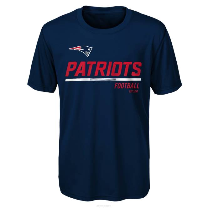 облекло Patriots Jersey тъмносиня ангажирана тениска деца T8TH3130