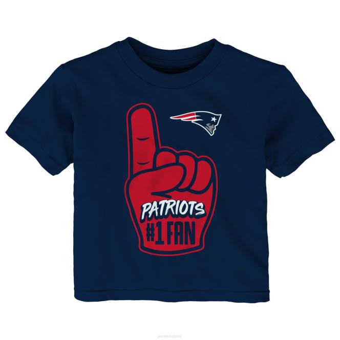 облекло Patriots Jersey детска тъмносиня ръчна тениска деца T8TH3134