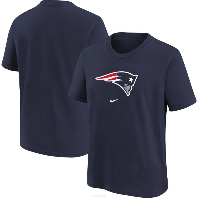 облекло Patriots Jersey тениска с тъмно лого на nike деца T8TH3112