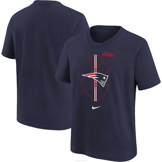 облекло Patriots Jersey тениска nike navy icon деца T8TH3099