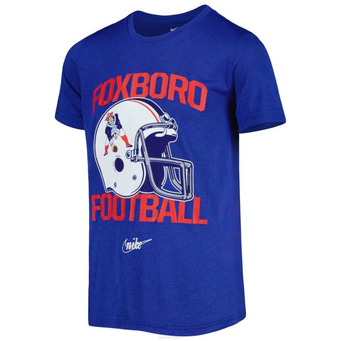 облекло Patriots Jersey тениска за изпълнение на nike royal hometown legend деца T8TH3109