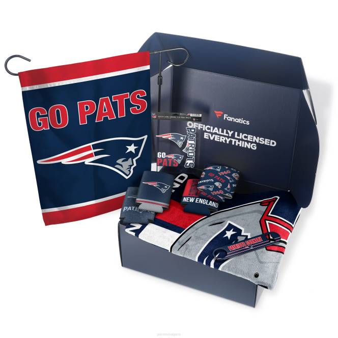 облекло Patriots Jersey fanatics pack tailgate game day essentials подаръчна кутия - $80+ стойност мъже T8TH1769