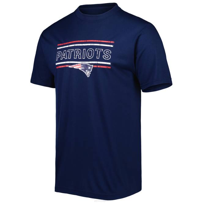 облекло Patriots Jersey концептуални спортни тъмносин/червена значка горнище и панталон комплект за спане мъже T8TH1747