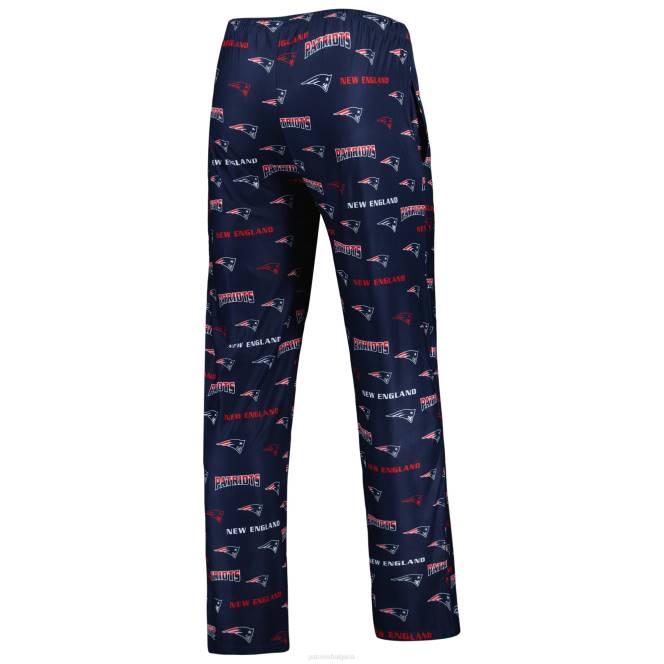 облекло Patriots Jersey концепции спортни тъмносини пробив плетени панталони за сън с цял принт мъже T8TH1749