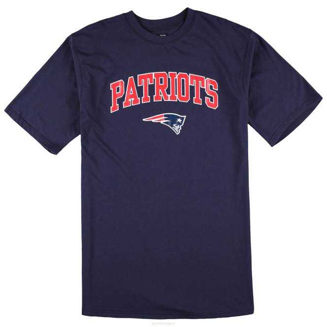 облекло Patriots Jersey концепции спортен тъмносиньо/сиво хедър сиво голяма и висока тениска и пижама комплект за сън мъже T8TH1754