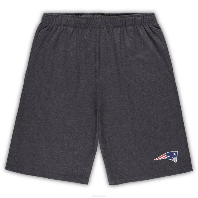 облекло Patriots Jersey concepts спортен бял/въглен голям и висок комплект тениска и шорти мъже T8TH1752