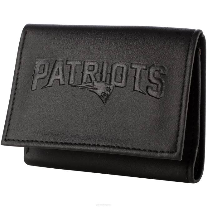 аксесоари Patriots Jersey черен хибриден троен портфейл мъже T8TH14