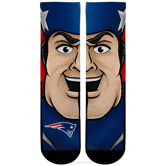 аксесоари Patriots Jersey rock em чорапи сплит лице талисман екипаж чорапи мъже T8TH64