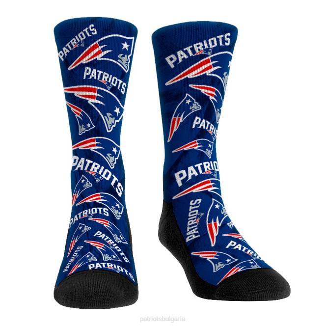 аксесоари Patriots Jersey rock em socks цялостно лого бельо и комбиниран пакет чорапи crew мъже T8TH16