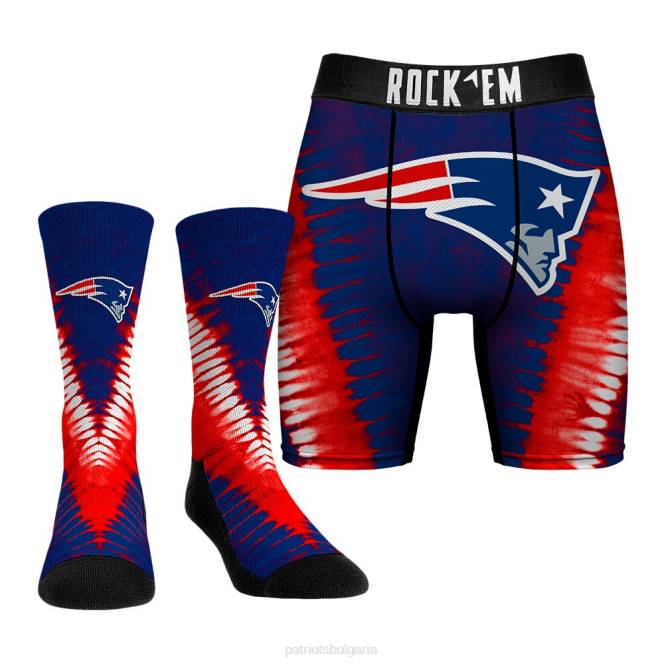 аксесоари Patriots Jersey rock em чорапи v комбиниран пакет бельо и чорапи за екипаж мъже T8TH23