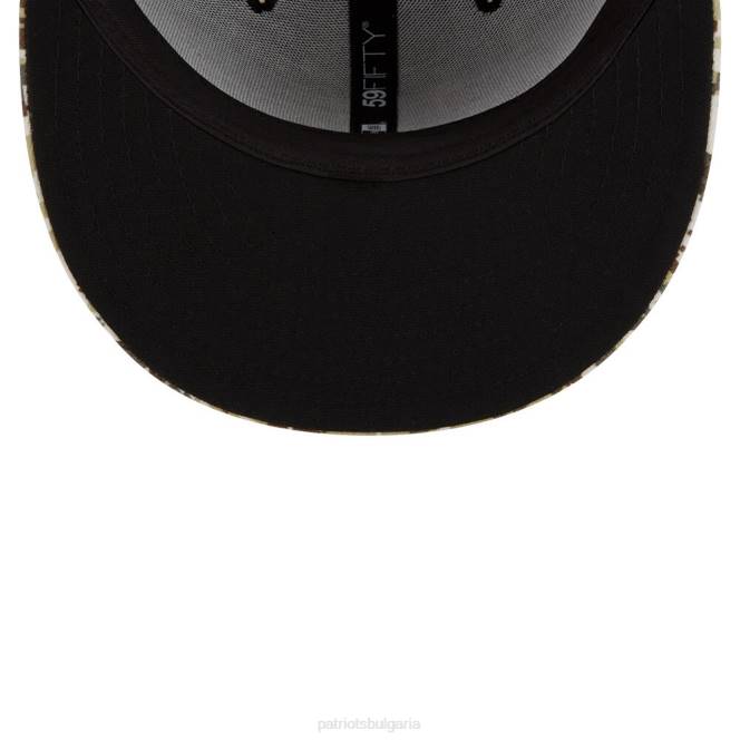аксесоари Patriots Jersey нова ера черна/камуфляжна шапка 2021 г. поздрав към службата 59fifty вталена шапка мъже T8TH367
