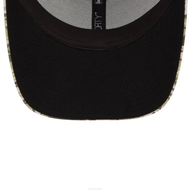 аксесоари Patriots Jersey нова ера черна/камуфлажна 2021 г. поздрав към сервизния шофьор на камион 9forty snapback регулируема шапка мъже T8TH216