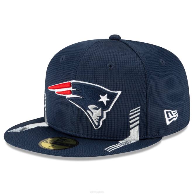 аксесоари Patriots Jersey нова ера военноморска шапка 2021 nfl sideline home 59fifty вталена шапка мъже T8TH351