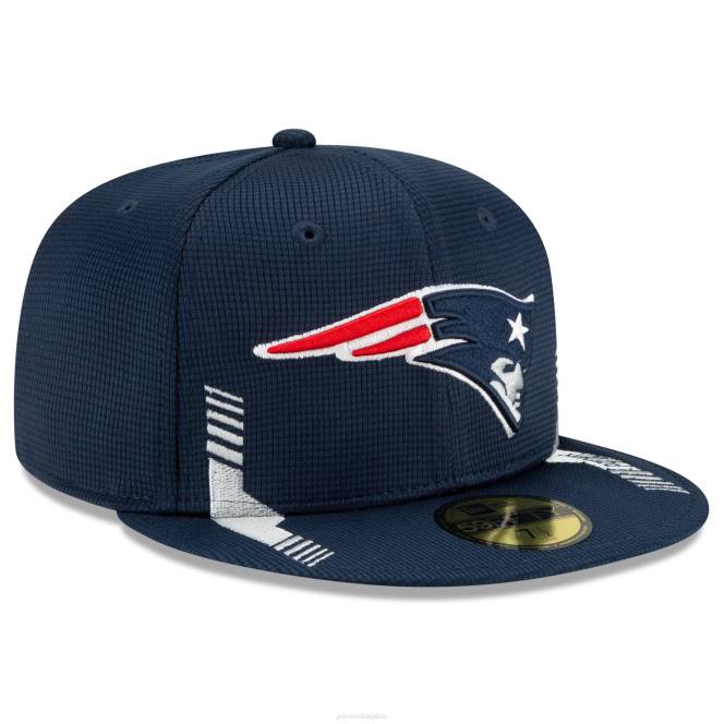 аксесоари Patriots Jersey нова ера военноморска шапка 2021 nfl sideline home 59fifty вталена шапка мъже T8TH351