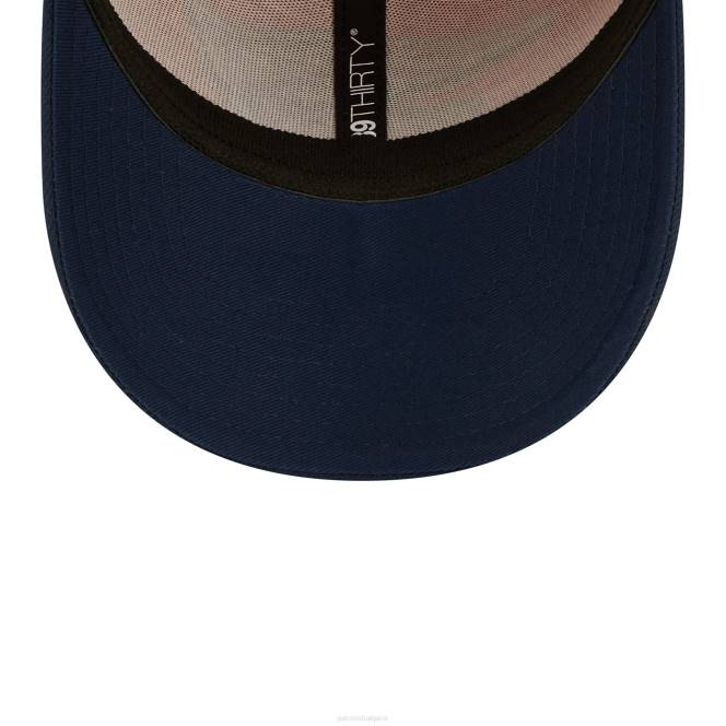 аксесоари Patriots Jersey нова ера червена/темносиня 2022 странична 39thirty гъвкава шапка мъже T8TH392