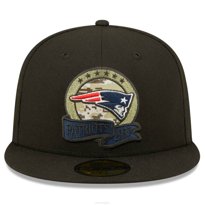 аксесоари Patriots Jersey нова ера черна 2022 г. поздрав към услугата 59fifty вталена шапка мъже T8TH168