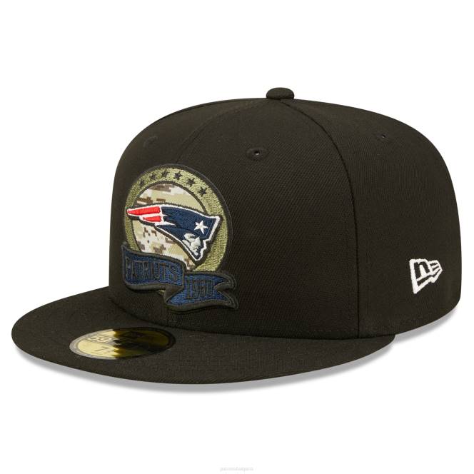 аксесоари Patriots Jersey нова ера черна 2022 г. поздрав към услугата 59fifty вталена шапка мъже T8TH168