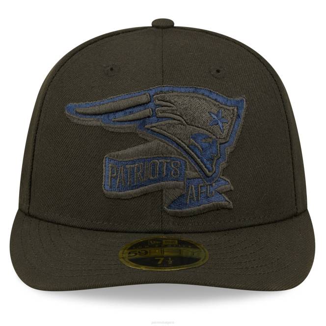 аксесоари Patriots Jersey нова ера черна 2022 странична шапка 59fifty с нисък профил мъже T8TH426