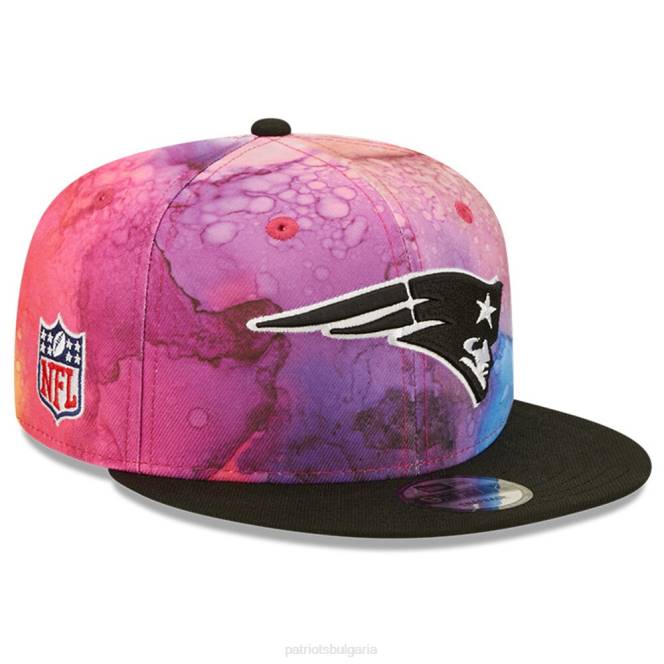 аксесоари Patriots Jersey нова ера розово/черно 2022 nfl критичен улов 9fifty snapback шапка мъже T8TH422