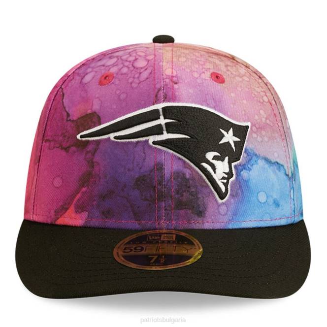 аксесоари Patriots Jersey нова ера розово/черно 2022 nfl crucial catch нисък профил 59fifty вталена шапка мъже T8TH383