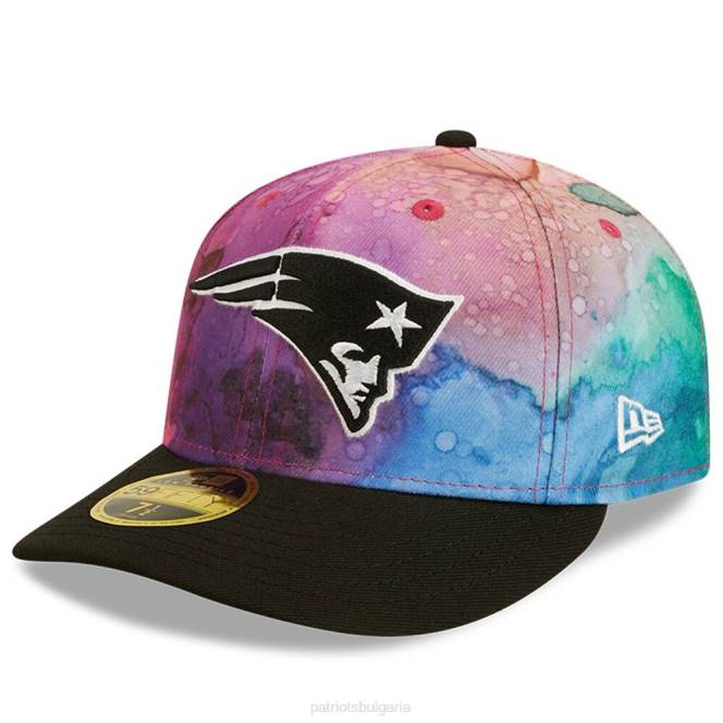 аксесоари Patriots Jersey нова ера розово/черно 2022 nfl crucial catch нисък профил 59fifty вталена шапка мъже T8TH383