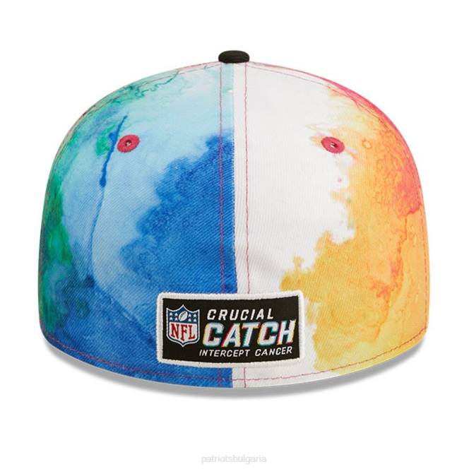 аксесоари Patriots Jersey нова ера розово/черно 2022 nfl crucial catch нисък профил 59fifty вталена шапка мъже T8TH383