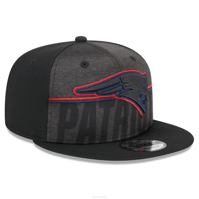 аксесоари Patriots Jersey нова ера черна 2023 nfl тренировъчен лагер екип цвят 9fifty snapback шапка мъже T8TH188