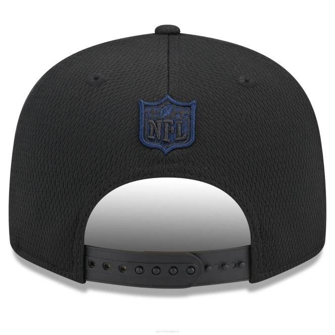 аксесоари Patriots Jersey нова ера черна 2023 nfl тренировъчен лагер екип цвят 9fifty snapback шапка мъже T8TH188