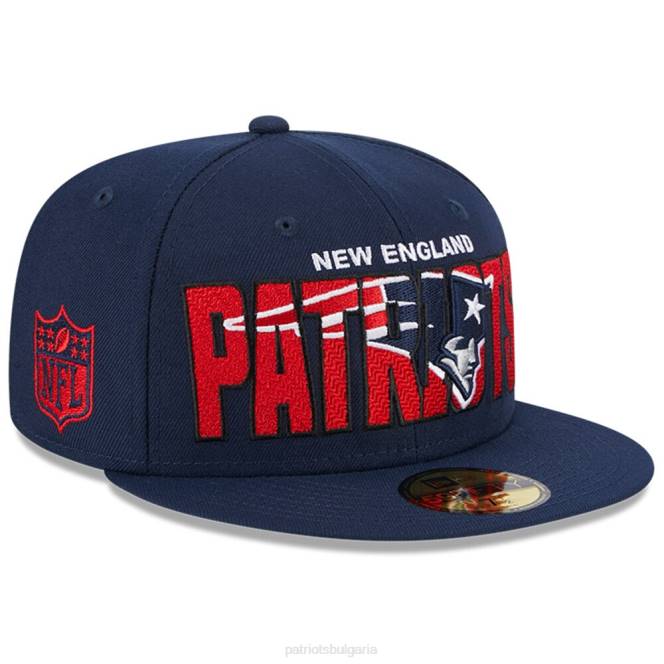 аксесоари Patriots Jersey нова ера военноморска шапка 2023 nfl draft 59fifty вталена шапка мъже T8TH146