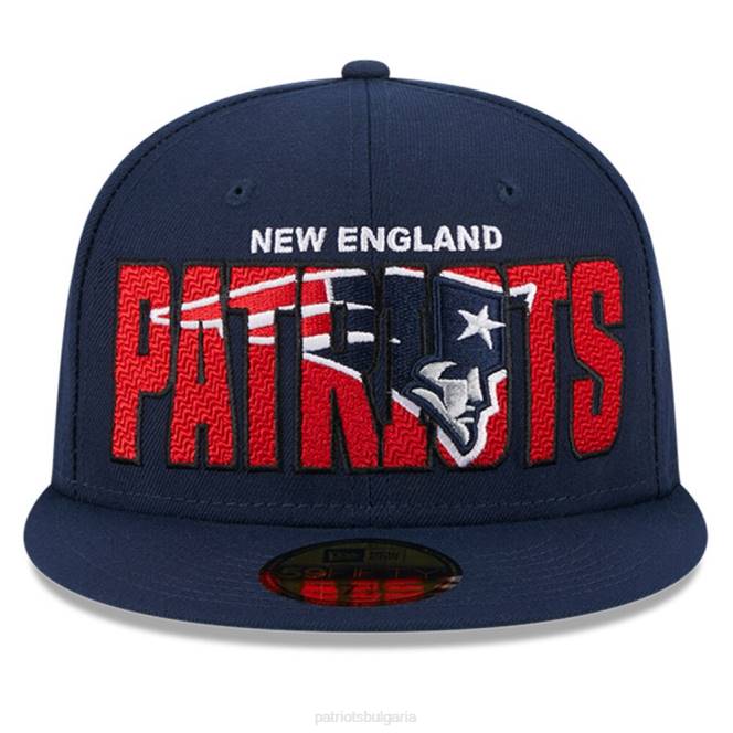 аксесоари Patriots Jersey нова ера военноморска шапка 2023 nfl draft 59fifty вталена шапка мъже T8TH146