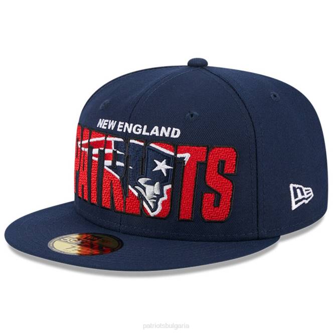 аксесоари Patriots Jersey нова ера военноморска шапка 2023 nfl draft 59fifty вталена шапка мъже T8TH146
