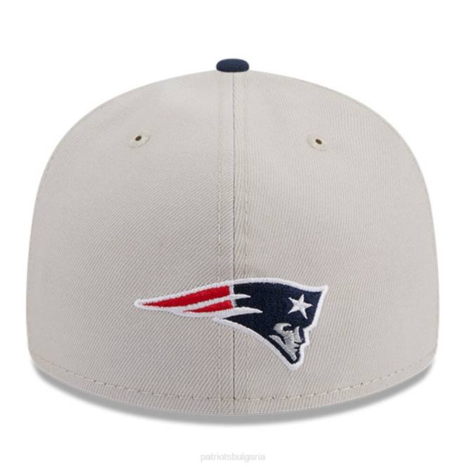 аксесоари Patriots Jersey нова ера камък/морско синьо 2023 nfl draft нисък профил 59fifty вталена шапка мъже T8TH194