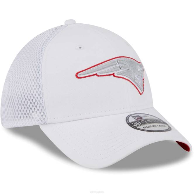 аксесоари Patriots Jersey нова ера бяла нео 39thirty гъвкава шапка мъже T8TH124