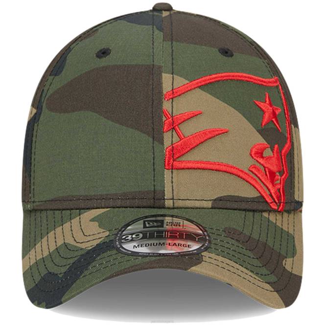 аксесоари Patriots Jersey нова ера камуфлажна 39thirty гъвкава шапка мъже T8TH129