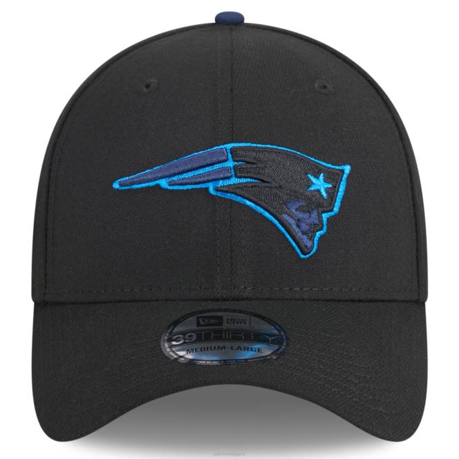 аксесоари Patriots Jersey нова ера черна поп 39thirty гъвкава шапка мъже T8TH172