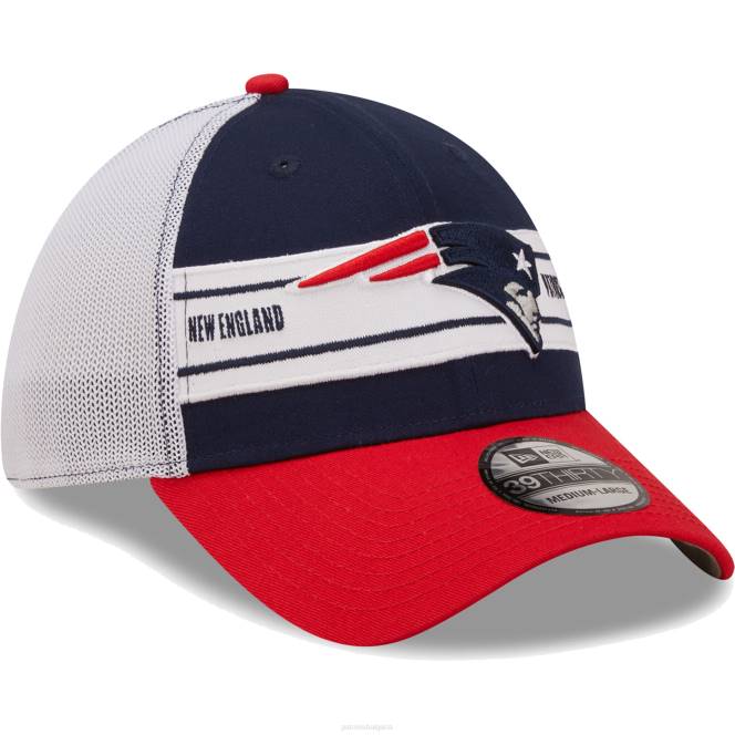 аксесоари Patriots Jersey гъвкава шапка от нова ера в синьо/червен цвят с лента 39thirty мъже T8TH328