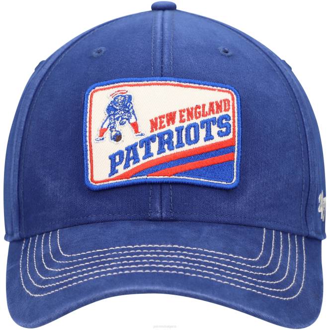 аксесоари Patriots Jersey 47 регулируема шапка с историческо лого на Royal Upland MVP мъже T8TH393