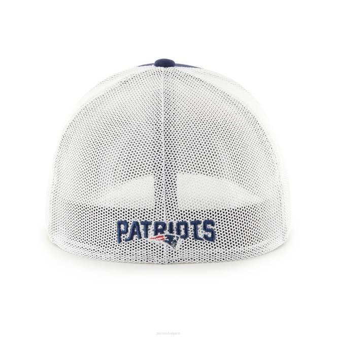 аксесоари Patriots Jersey 47 тъмносиня/бяла трофейна гъвкава шапка за шофьор на камион мъже T8TH218