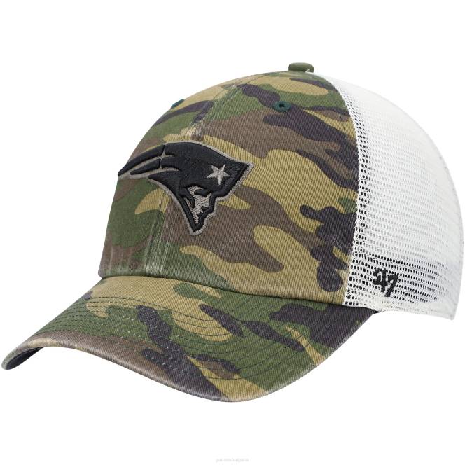 аксесоари Patriots Jersey 47 camo branson почистваща шапка на шофьор на камион мъже T8TH300