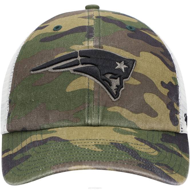 аксесоари Patriots Jersey 47 camo branson почистваща шапка на шофьор на камион мъже T8TH300