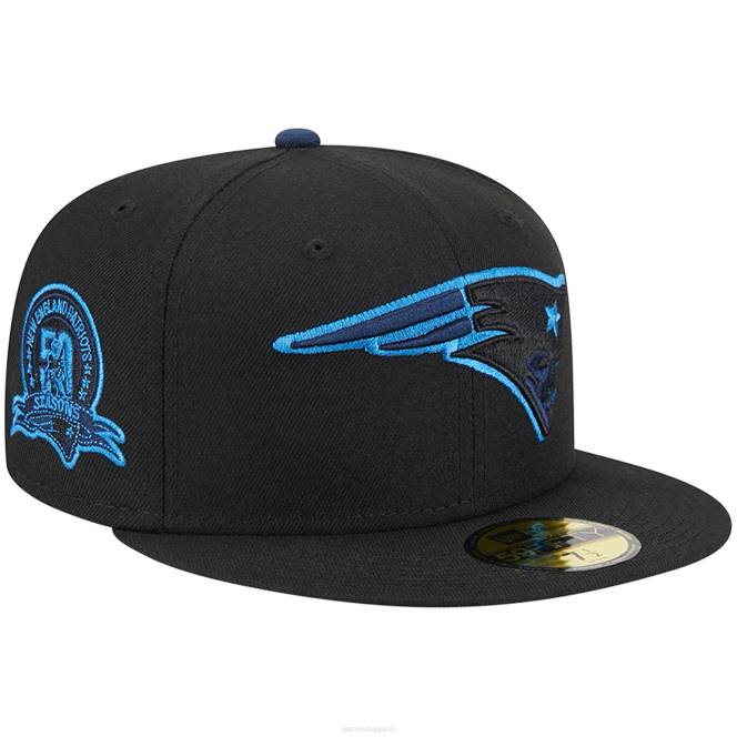 аксесоари Patriots Jersey черна поп нова ера 59fifty вталена шапка мъже T8TH120
