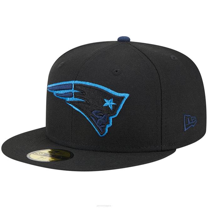 аксесоари Patriots Jersey черна поп нова ера 59fifty вталена шапка мъже T8TH120